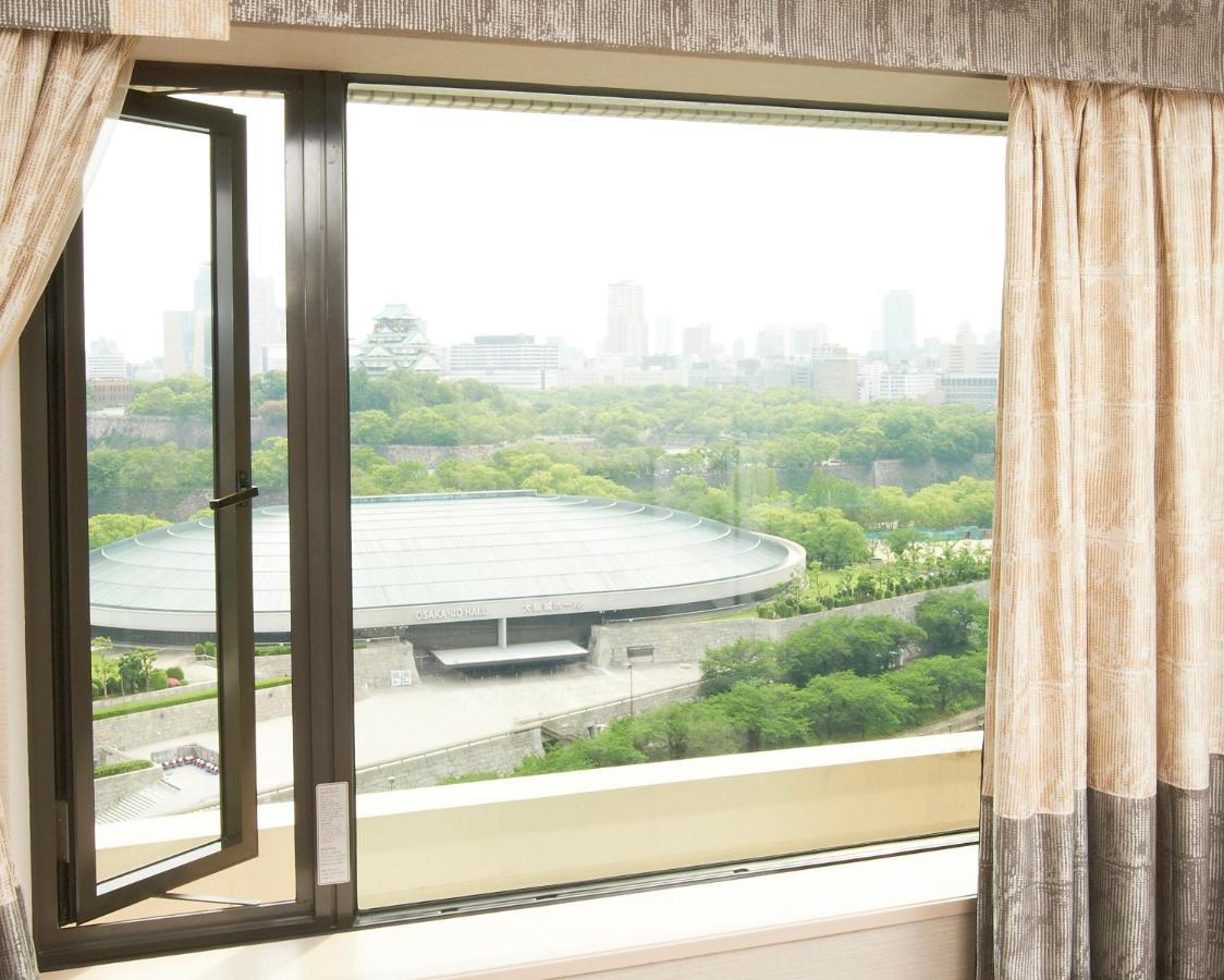 Hotel New Otani Osaka Dış mekan fotoğraf View of the National Olympic Sports Centre from the hotel