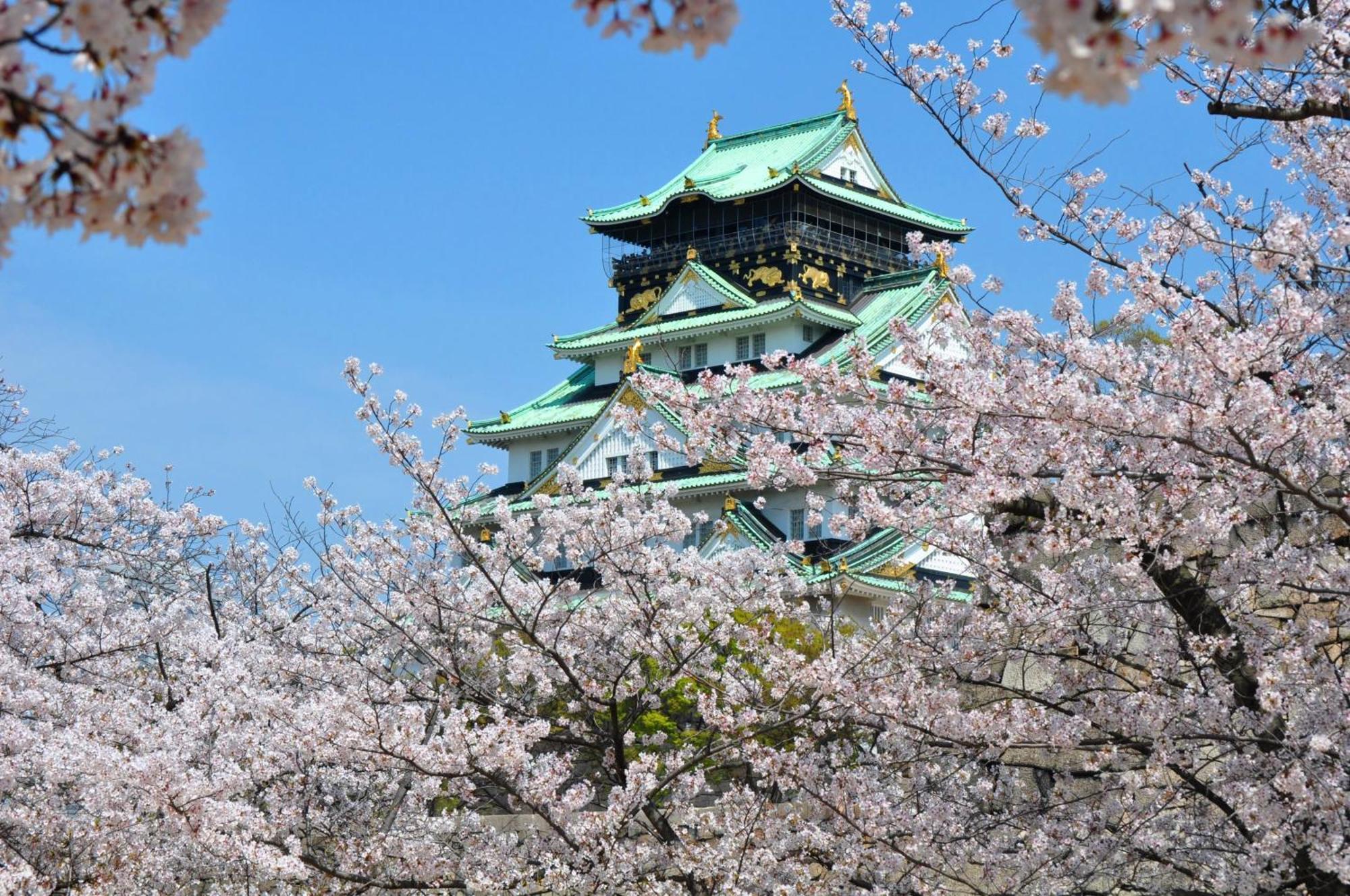 Hotel New Otani Osaka Dış mekan fotoğraf Osaka Castle
