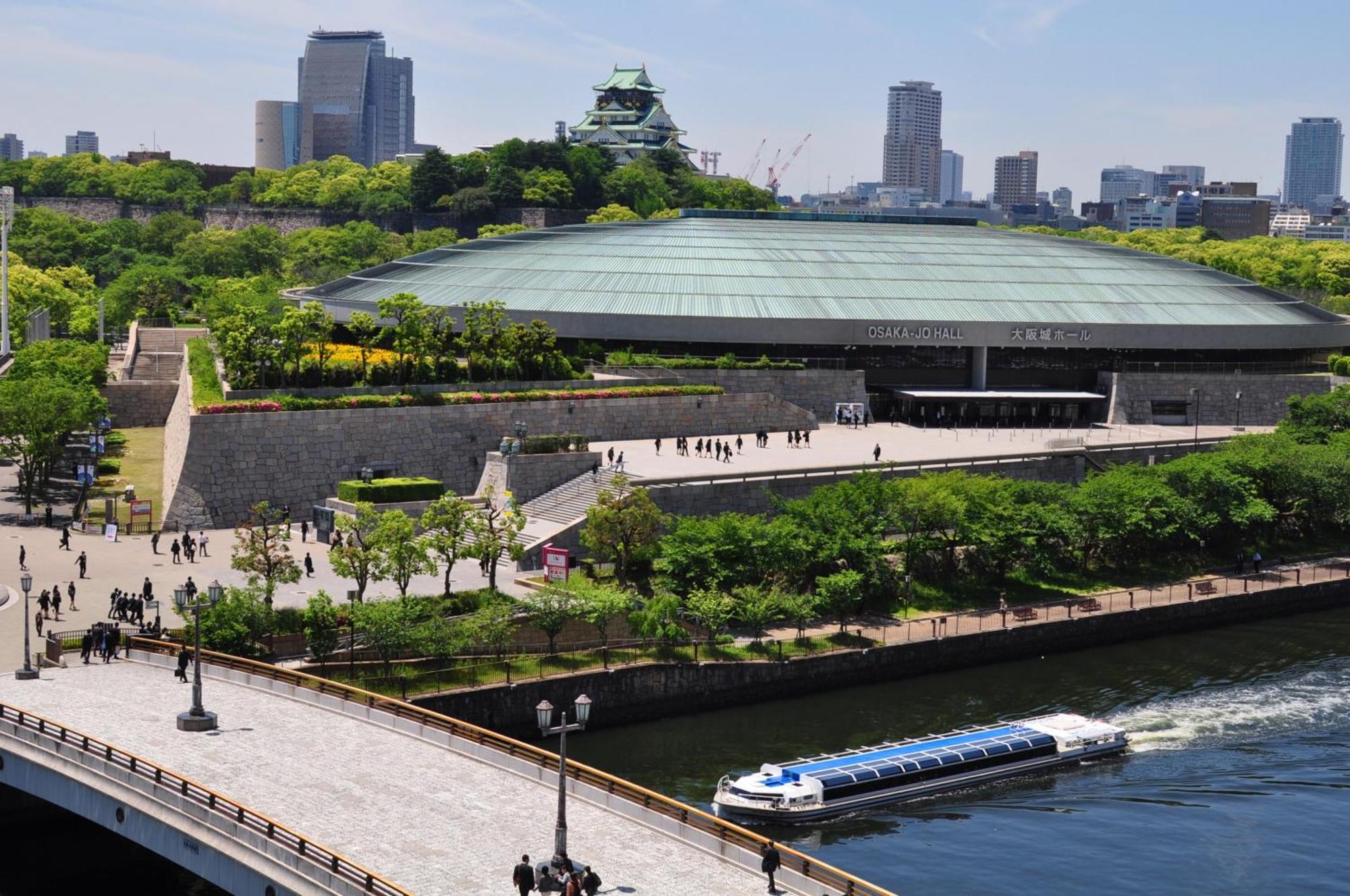 Hotel New Otani Osaka Dış mekan fotoğraf Sumo Hall