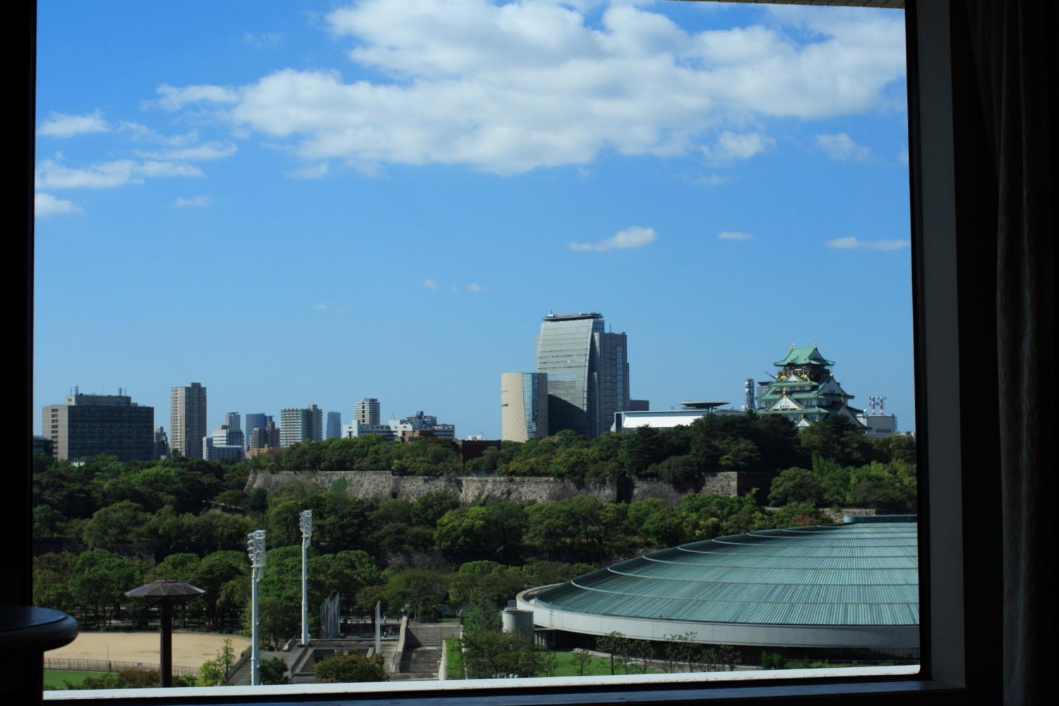 Hotel New Otani Osaka Oda fotoğraf Osaka skyline
